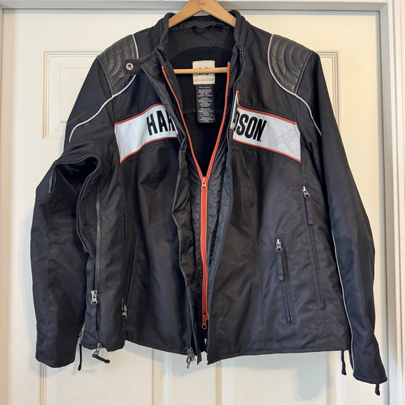 Harley-Davidson Triple Vent Motorcycle Jacket 3X - Picture 3 of 11